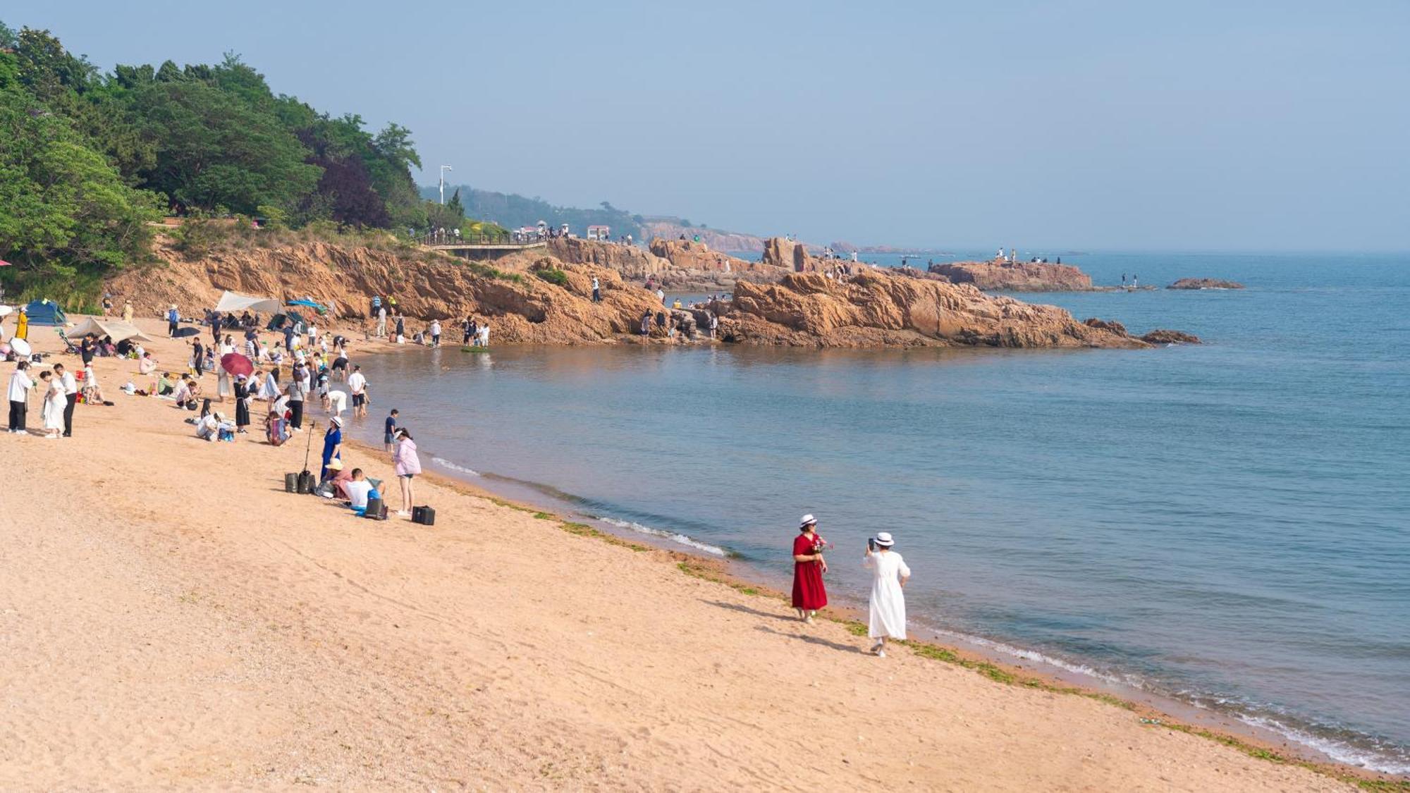 Holiday Inn Express Qingdao Shibei By Ihg Exteriör bild