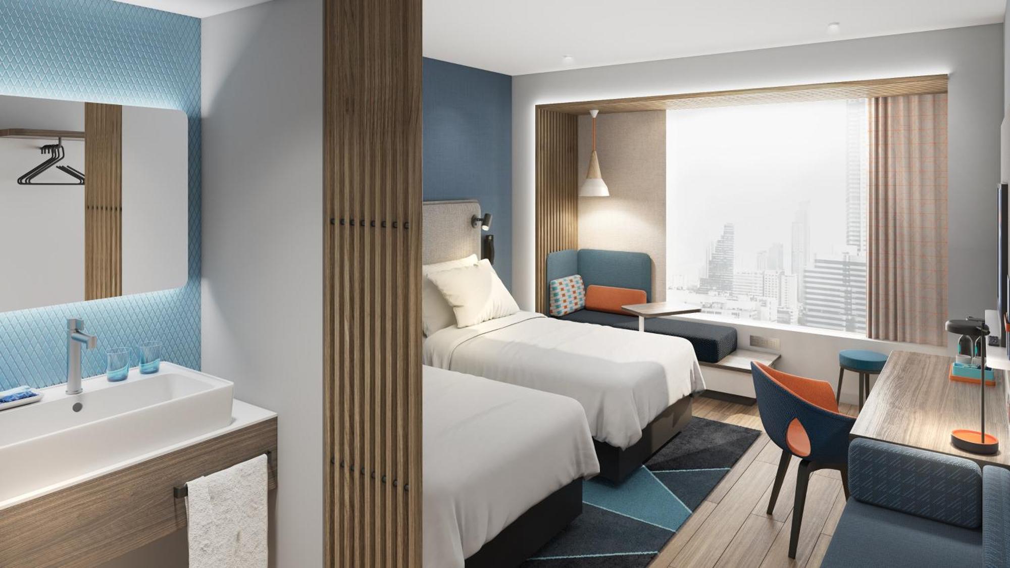 Holiday Inn Express Qingdao Shibei By Ihg Exteriör bild