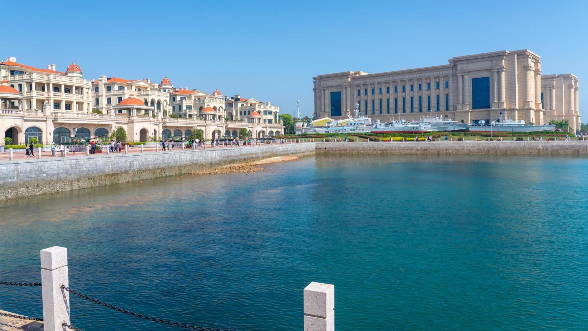 Holiday Inn Express Qingdao Shibei By Ihg Exteriör bild